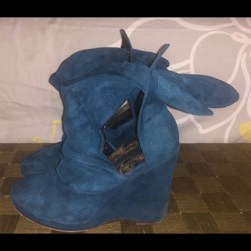 Tashkent by Cheyenne Blue Suede Shoes